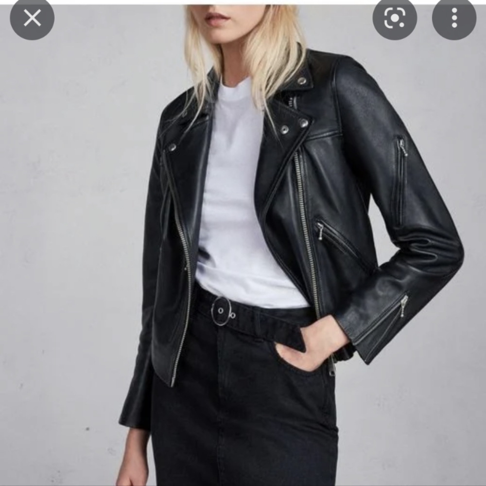 All Saints Prescott Biker Size 10